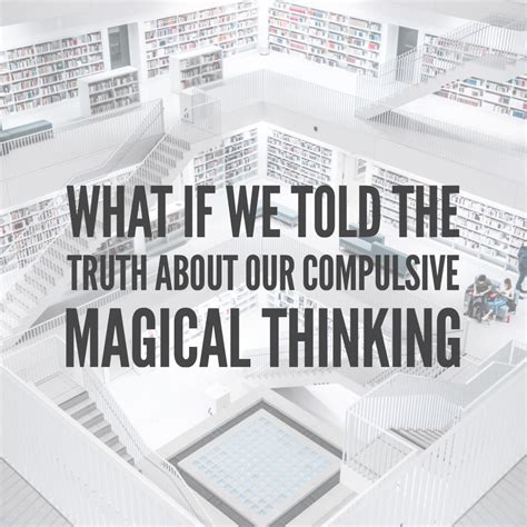 Compulsive obsession with magical thoughts